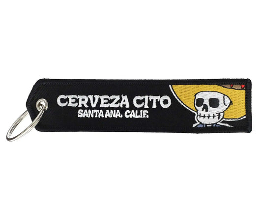 Los Tios Embroidered Key Tag