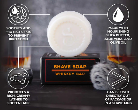 Whiskey Bar Shave Soap