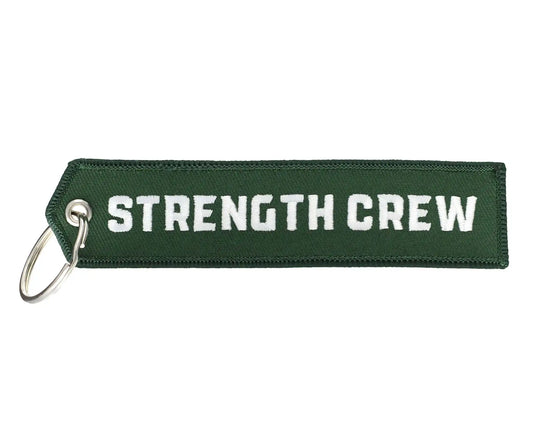 Strength Crew Embroidered Key Tag